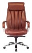 Кресло для руководителя Бюрократ T-9922WALNUT светло-коричневая кожа - 1