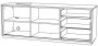  Тумба опорная обвязка GS, фасады YN, левая / NZ-0221.GS.YN.L /  1700x450x620 обвязка GS, фасады YN, левая - 1
