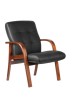 Офисный стул Riva Design Chair RCH М 165 D/B+Чёрная кожа