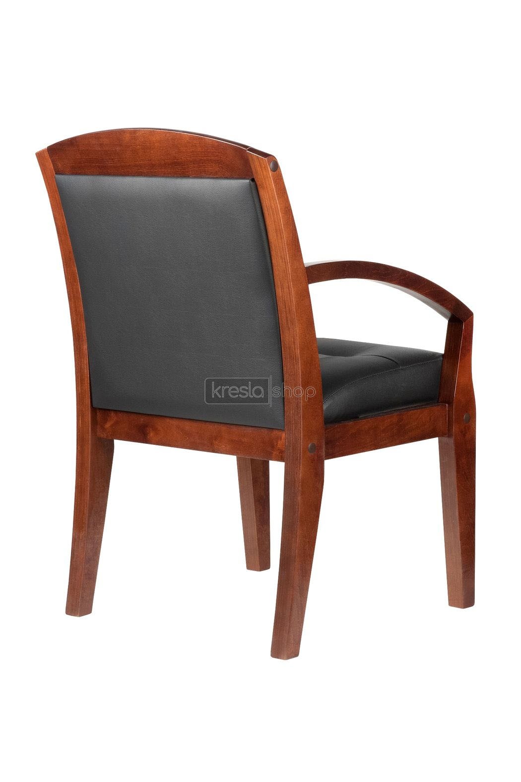 Офисный стул Riva Chair RCH М 175 D+Чёрная кожа
