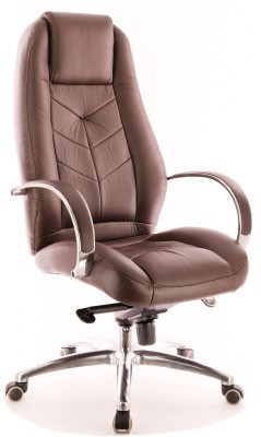 Кресло для руководителя Everprof Drift Full AL M EC-331-1 PU Brow