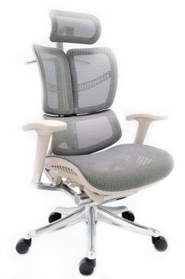 Кресло для руководителя Expert Fly серая сетка HFYM01-G-GY