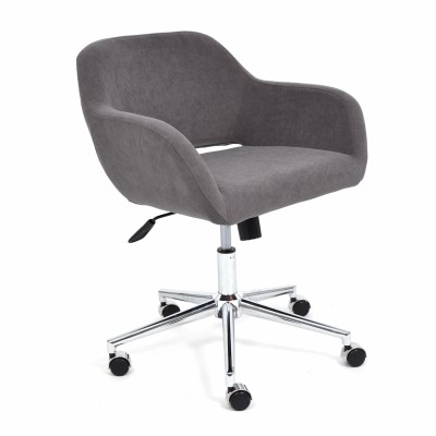 Кресло для персонала TetChair Modena серый флок
